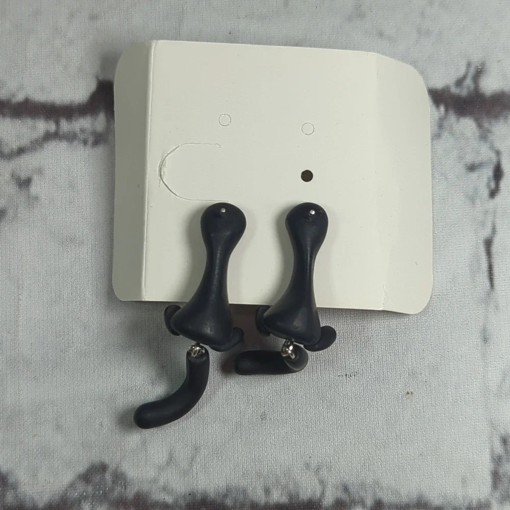 Cat‎ Clay Stud Earrings Fashion Creative Animal Cute